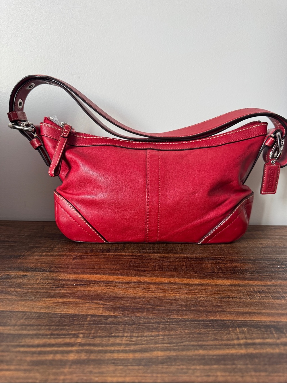 Coach pleated soho convertible shoulder bag